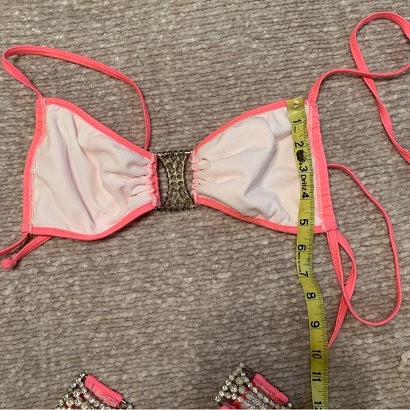 Embellished scrunch butt bikini LMG handmade - Picture 13 of 15